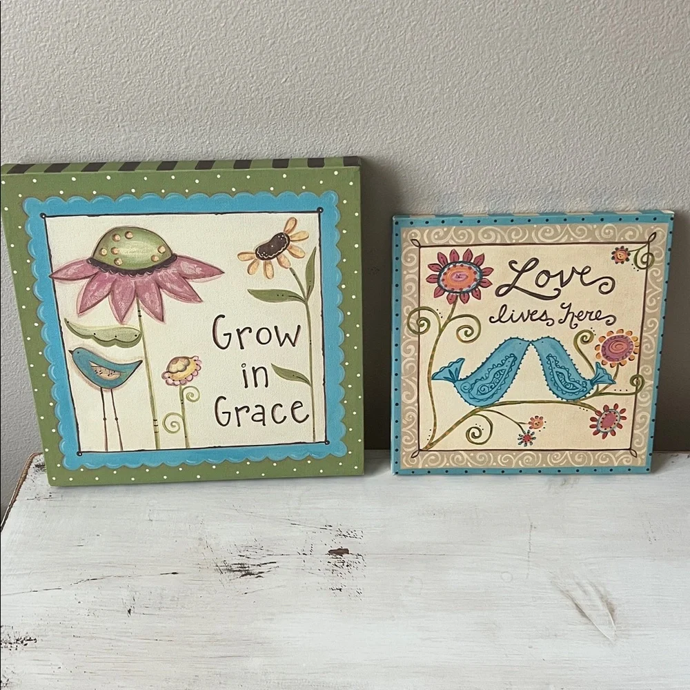 Two Beautiful canvas PICTURES